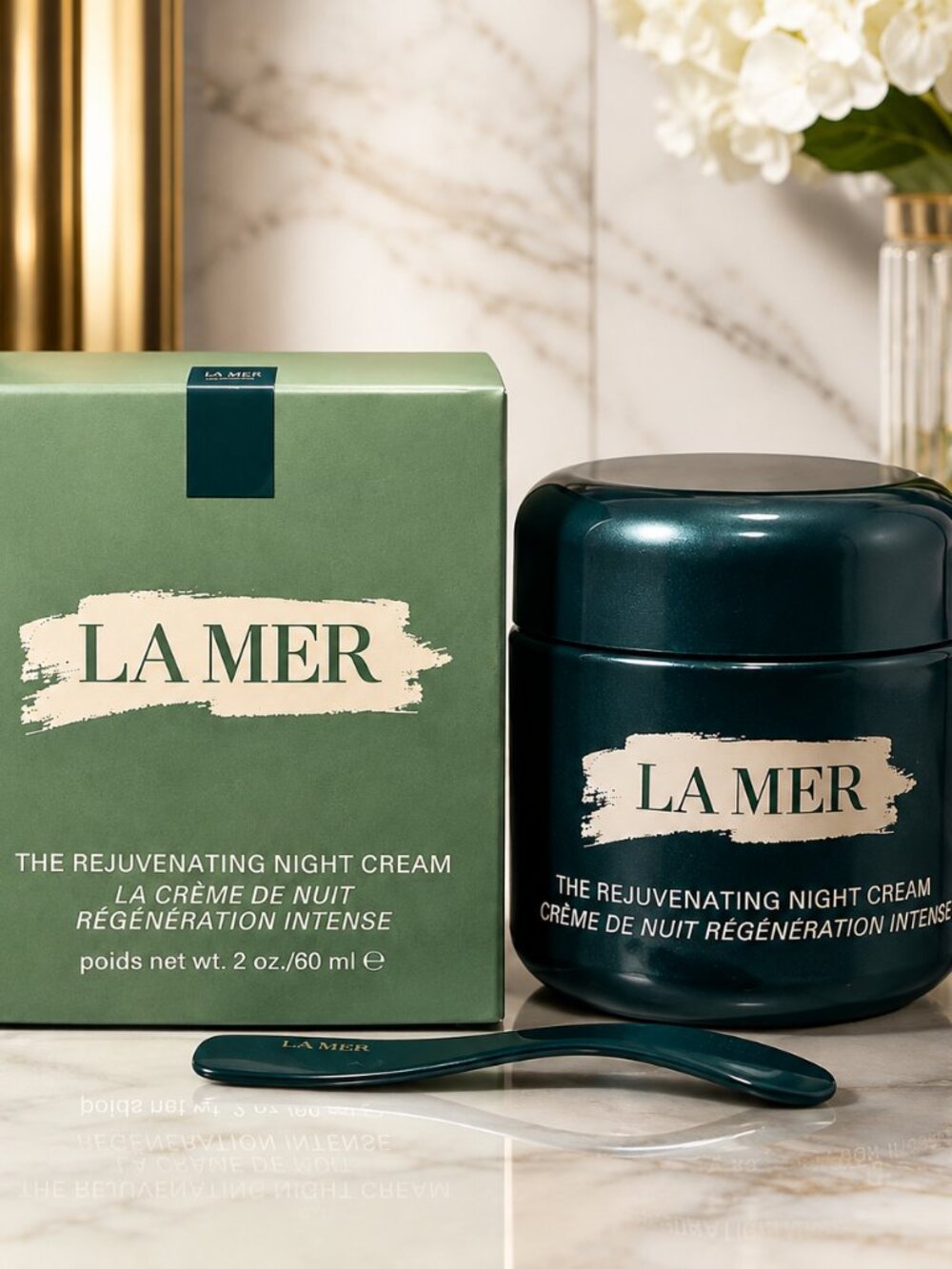 La Mer The Rejuvenating Night Cream 2 oz / 60ml Luxury Anti-Aging Moisturizer - Picture 1 of 2